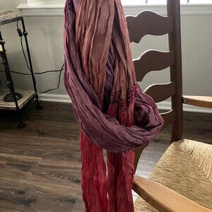 Chico’s Multicolor Crinkle Scarf – Lightweight & Textured